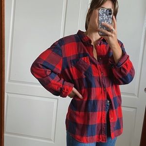 Plaid button up